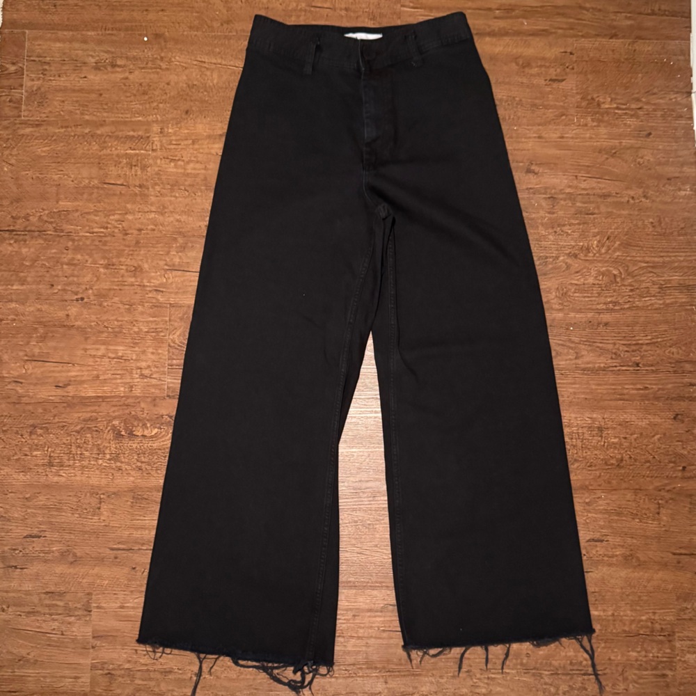 Zara Women's Black Flare Jeans